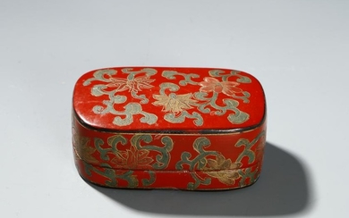 Chinese Lacquer Box and Cover