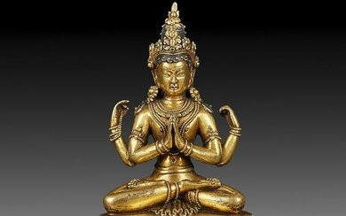 Chinese Ming Dynasty Bronze Buddha Figure