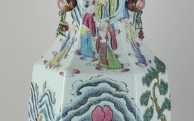 Chinese vase, H 60.5 cm.