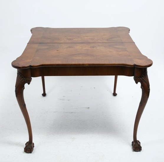 Chippendale Style Flip-Top Console Table