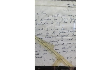 Clementine Churchill Signed Letter Dated 1st December 1942. Letter...