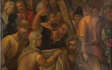 "Cristo e la Maddalena" olio su rame sec.XVII
