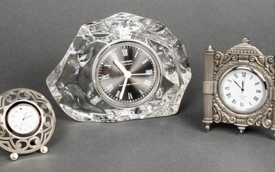 Crystal & Metal Table Clocks Incl. Spode, Lenox, 3