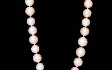 Custom Made Pinkish/Peach South Sea Pearl Necklace