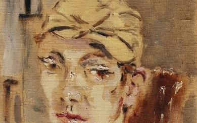 DE PISIS Filippo, Ritratto di fantino, 1943, oil on canvas, cm 35x30