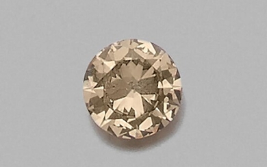 DIAMANT 2,06 CARAT FANCY BROWNISH YELLOW A 2,06 carat diamond Fancy Brownish yellow. LFG preliminary report : natural color Fancy-B...