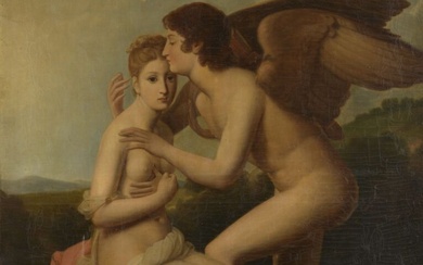 D'après François dit baron GÉRARD (1770-1837) Psyché et l'Amour dit aussi Psyché recevant le premier...