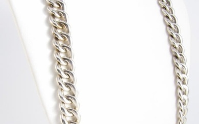 David Yurman 14K/Sterling Heavy 10mm Necklace