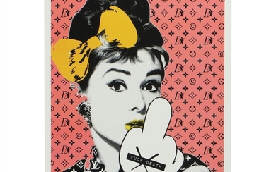 Death NYC Pop Art Print of Audrey Hepburn