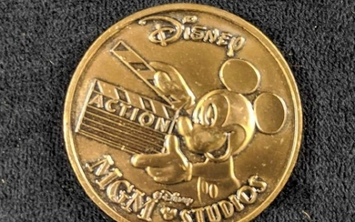 Disney Vintage Coin Token Lot Of Seven