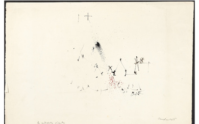 EMILIO SCANAVINO 1922-1986 Lot of ten works on paper: Untitled 1954