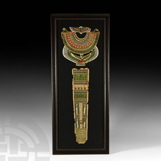 Egyptian Cartonnage Panel