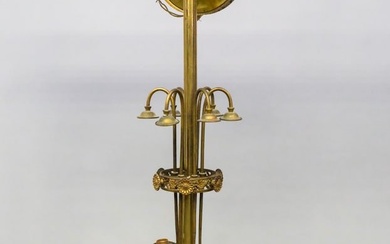 Empire Brass & Glass Chandelier