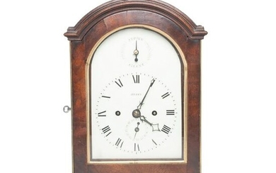 English George III Mahogany Bracket Clock by Berry