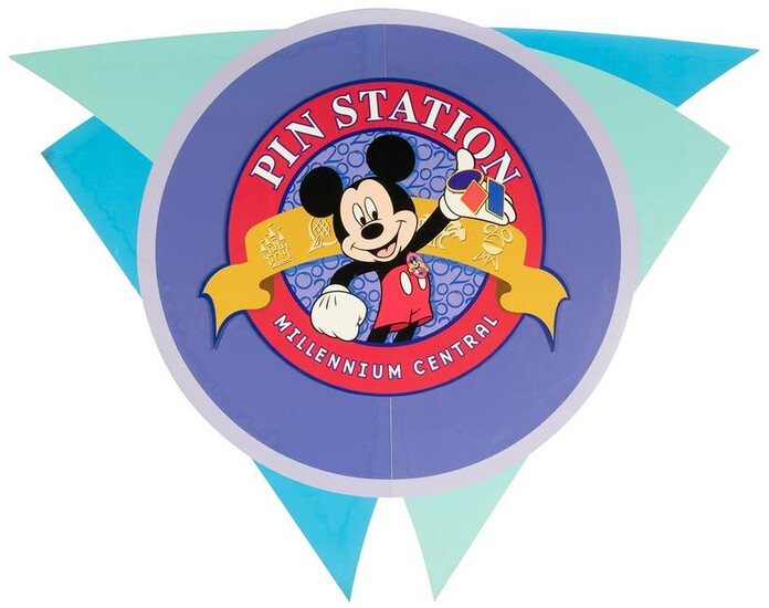 Epcot “Pin Station” Sign. Walt Disney