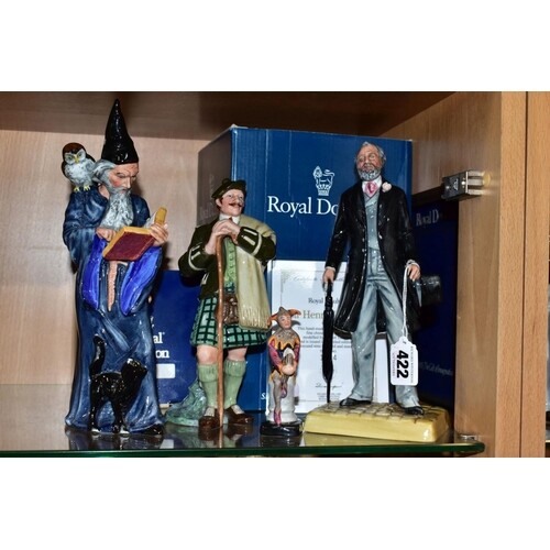 FOUR ROYAL DOULTON FIGURES, comprising boxed limited edition...