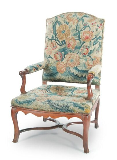 FRENCH PROVINCIAL FAUTEUIL.