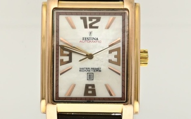 Festina automatic watch, mother of pearl