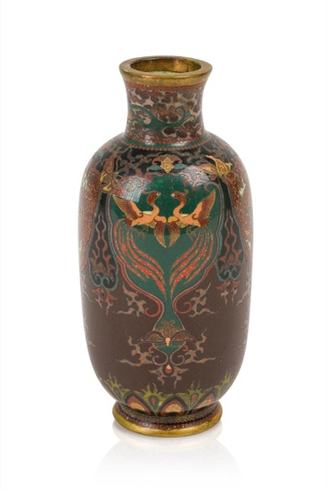 Fine Japanese Cloisonne Vase