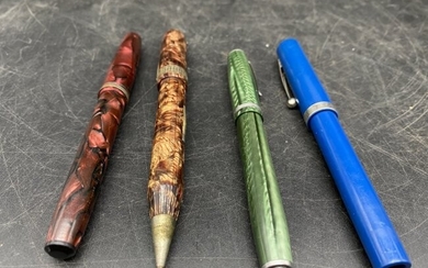 Four Vintage Fountain Pens