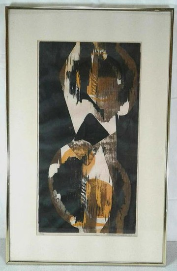 Framed Painting, Signed Susan Biglin 1962