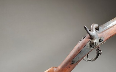 France: Fusil d'Infanterie modèle 1842 T. Queue de culasse marquée 1842 T, canon daté de...