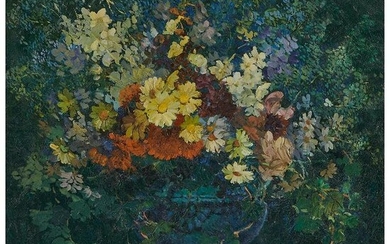 Frederick M. Grant, Still Life Floral Arrangement