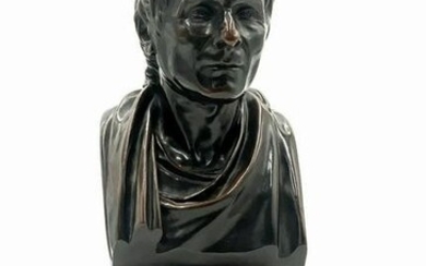 French Bronze Bust of Roman Senator - Barbedienne.