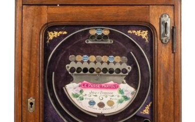 French Countertop Coin-Operated Skill Game. France, ca.