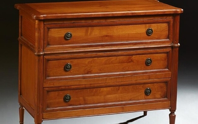 French Provincial Louis XVI Style Carved Cherry