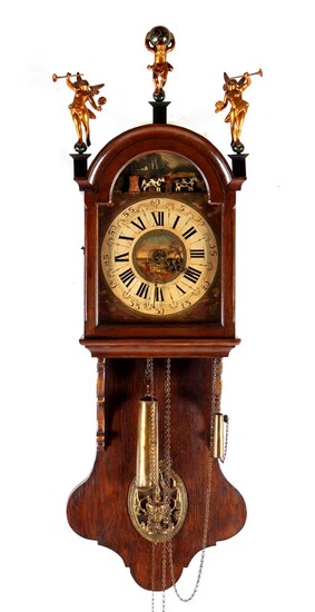 (-), Frisian short-tail clock with moving mechanism of...