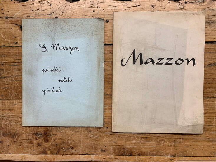 GALLIANO MAZZON - Lotto unico di 2 edizioni d'arte