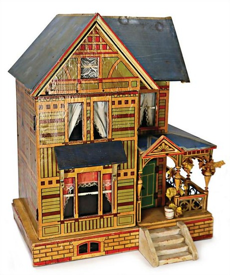 GOTTSCHALK dollhouse, country house 1902, 3582/3 pencil