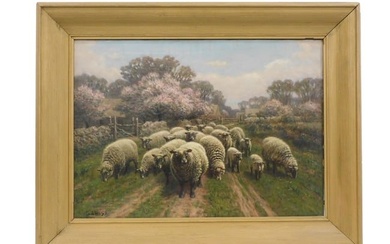 George Arthur Hays (1854-1945, MA, RI) Sheep