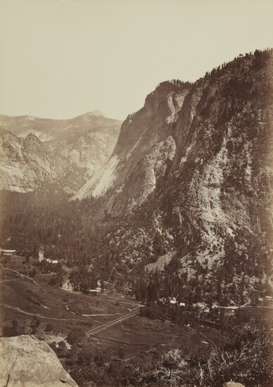 'Glacier Point From Eagle Point Trail, Yosemite', Carleton E. Watkins