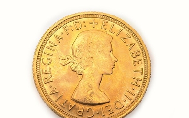 Gold coin, Sovereign, Great Britain, 1968 , Elizabeth...