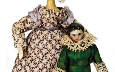 Grödnertal wood doll, 10.5 cm, original version, 11 cm