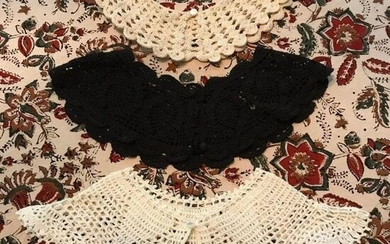 Group of Handmade Crochet Collars