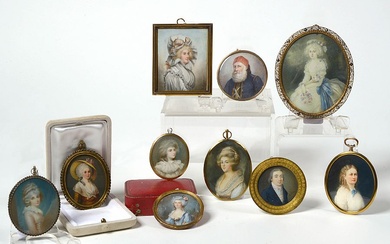 HOPPNER John (1758 - 1810), COSWAY Richard (1742 - 1821), FÜGER Heinrich Friedrich (1751 - 1818), LEFEBURE Maximilien (Actif circa 1788), KRÜGER Franz