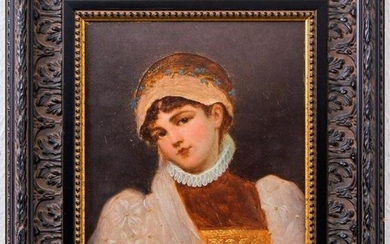 HUNGARIAN PAINTER | Girl Portrait (Hungarian Painting)