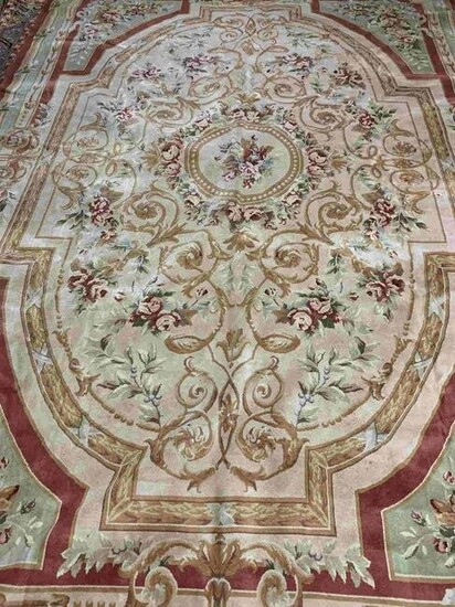 Hand Knotted Chinise Rug 13.2x9.5 ft #13