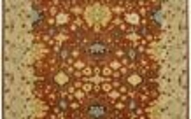 Hand-Knotted Floral Vintage Design 8X10 Living Room Oriental Rug Wool Carpet