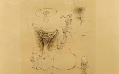 Hans BELLMER (1902-1975) SANS TITRE Eau-Forte sur papier signé en bas à droite, numéroté 118/120...