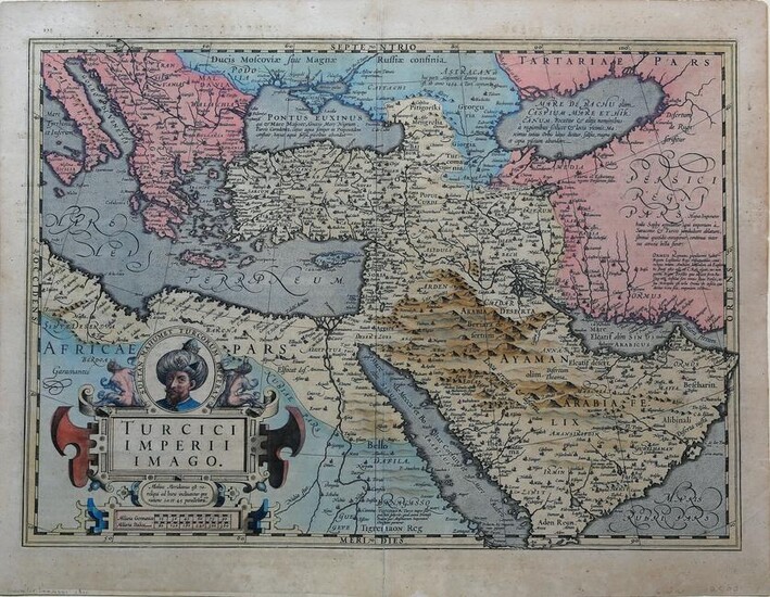 Hondius Map of the Turkish Empire