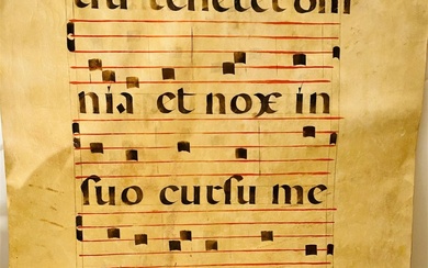 Illuminated manuscript large format