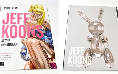 JEFF KOONS (AMERICAN, born 1955); two exhibition lithograph posters for...