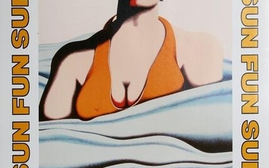 Jack Brusca, At the Beach, Poster