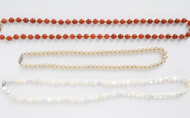 Jade and Pearl Necklace Collection