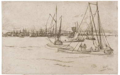 James Abbott McNeill Whistler (1834-1903) Amsterdam, from the Tolhuis