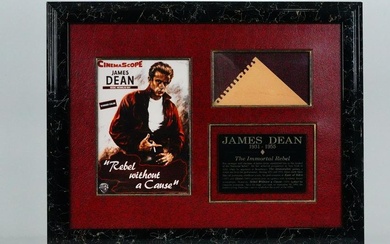 James Dean Immortal Rebel Commemorative Plaque